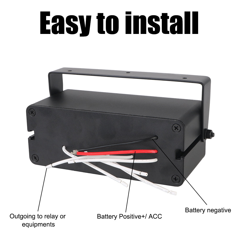 5 Gang Rocker Switch Panel Rotate Box with PD + QC3.0 USB Outlet and Voltmeter