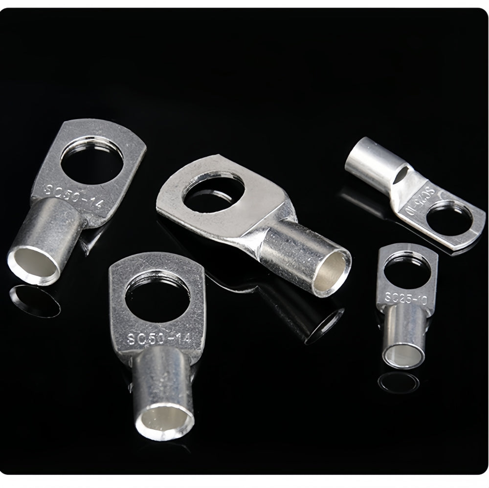 100 x Copper Solder Crimp Eye Terminals Lugs M8 SC16-8 Cable Crimp Eye Terminals
