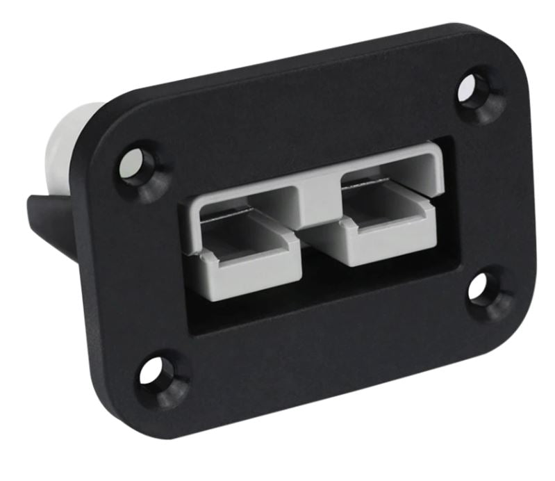 Flush Mount Anderson Plug 50 Amp Connector Kit Mounting Bracket and Socket