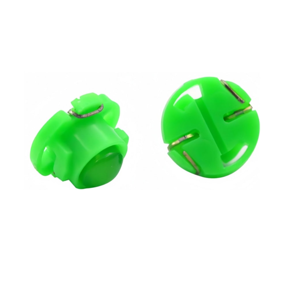 10 x 12v Green T4.7 Neo 12mm Base Gel COB offers even spread (10pcs)