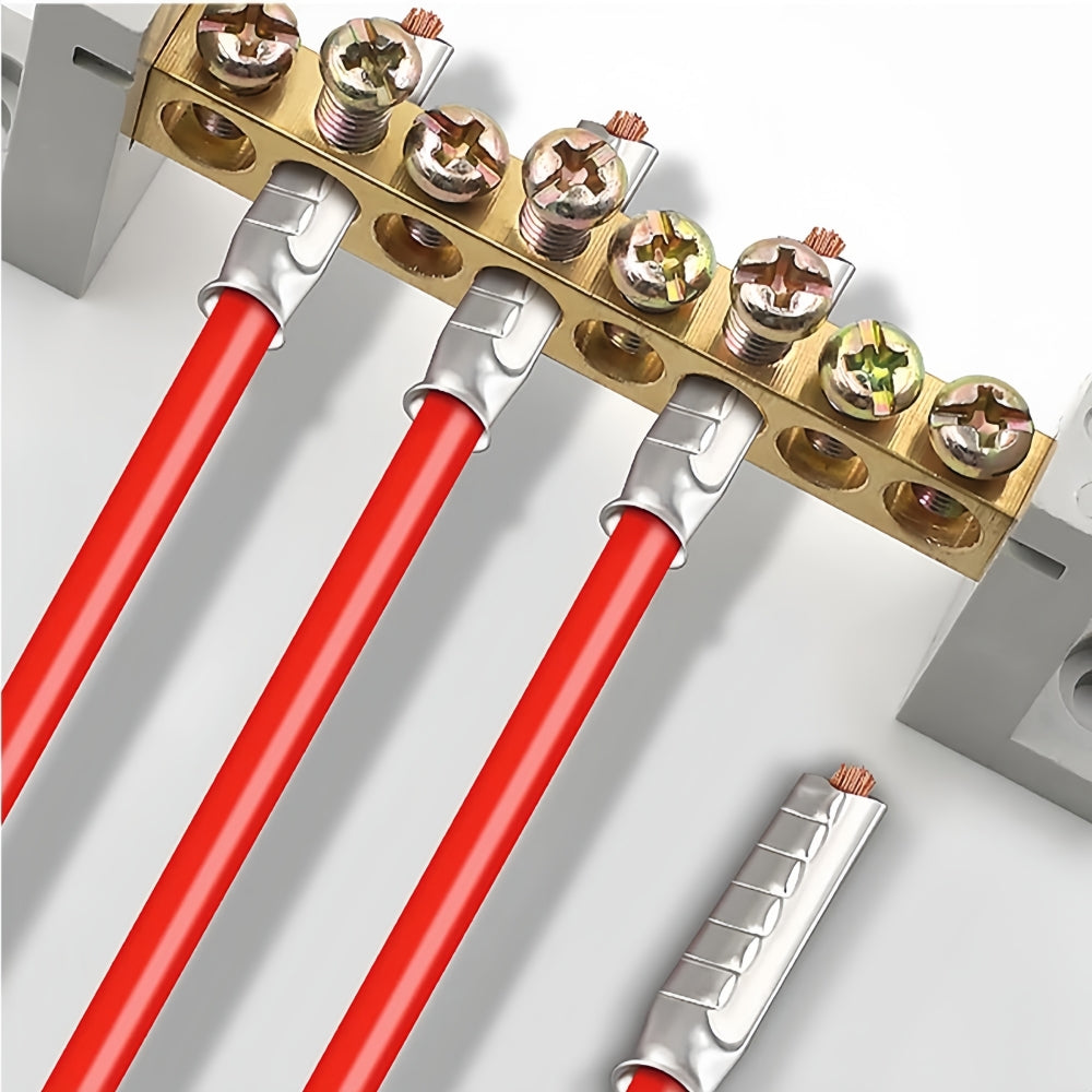 100 x 0.5mm² (22 AWG) Copper Tinned Bare wire end Crimp Cable end connection