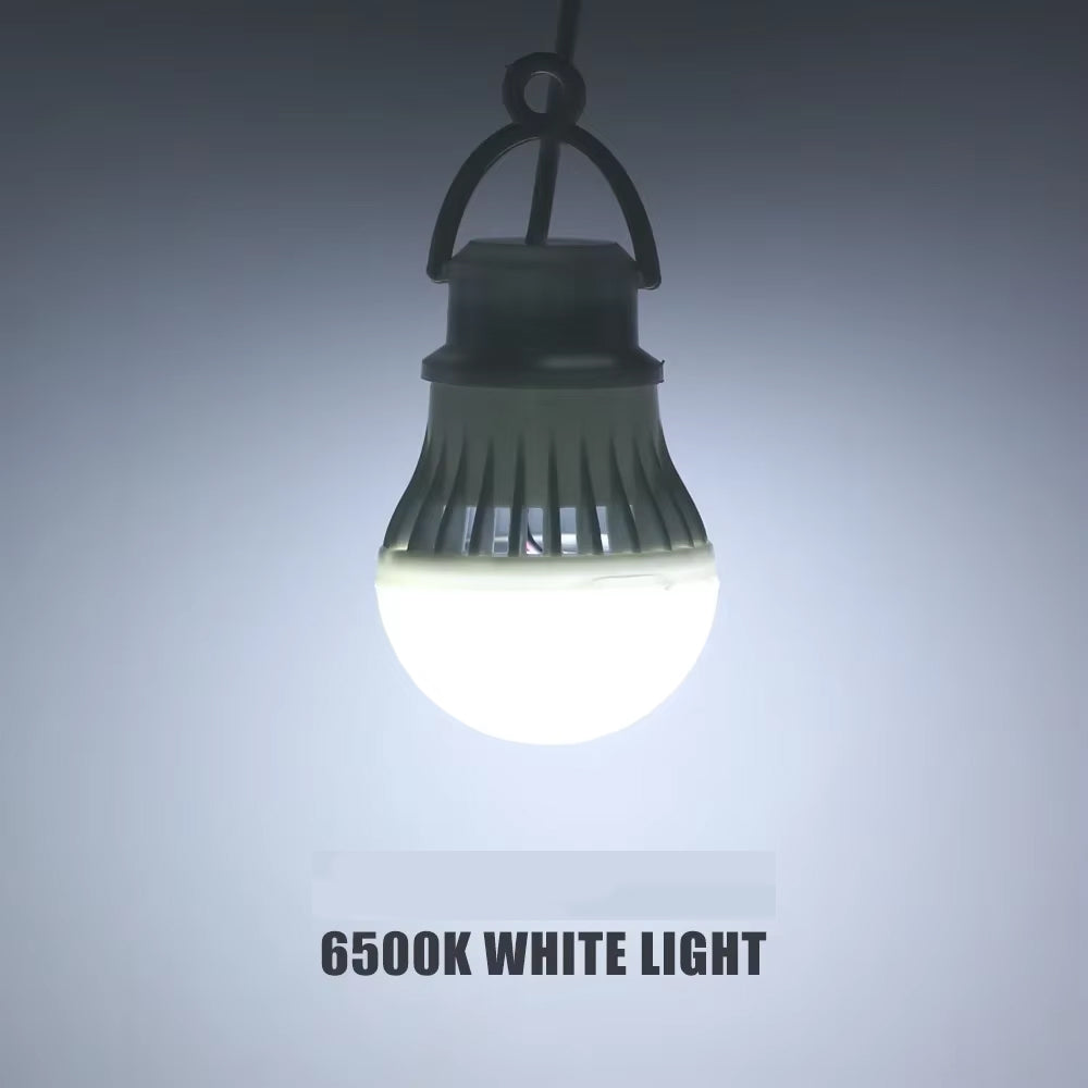 3 x USB 5w Cool White Light Bulb with 1.5 Meter Cable Ideal for Camping (3pcs)