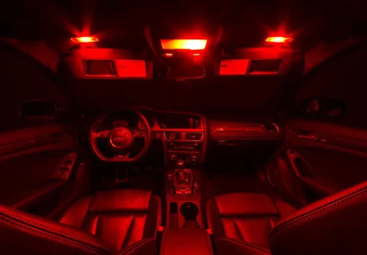BA15D 12V 36 LED RED GLOBE 288LM SUIT BOAT CARAVAN NOT STOP/TAIL GLOBE NICE RED