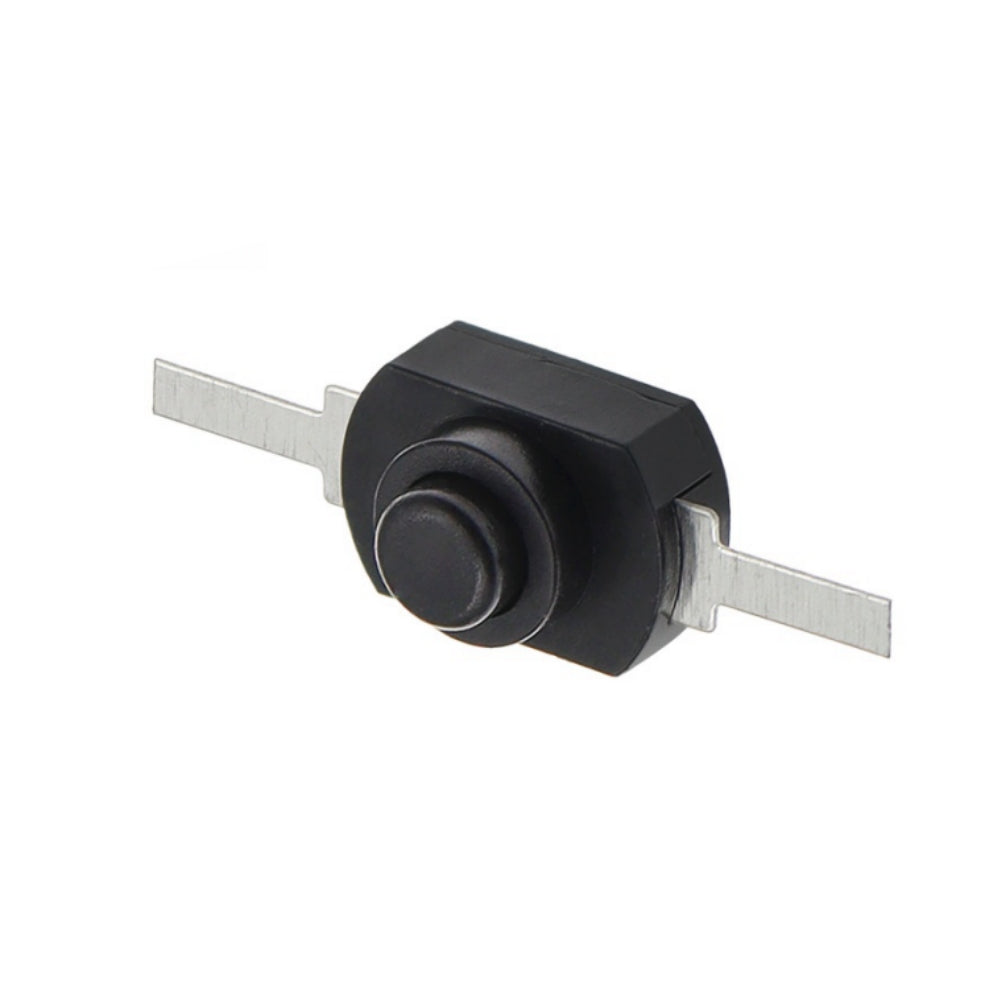 10 x Black Mini micro switch on/off 12*8mm 1Amp with straight solder tabs 10pcs