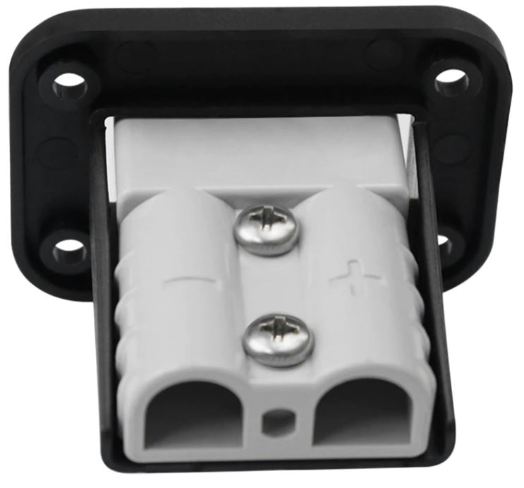 Flush Mount Anderson Plug 50 Amp Connector Kit Mounting Bracket and Socket