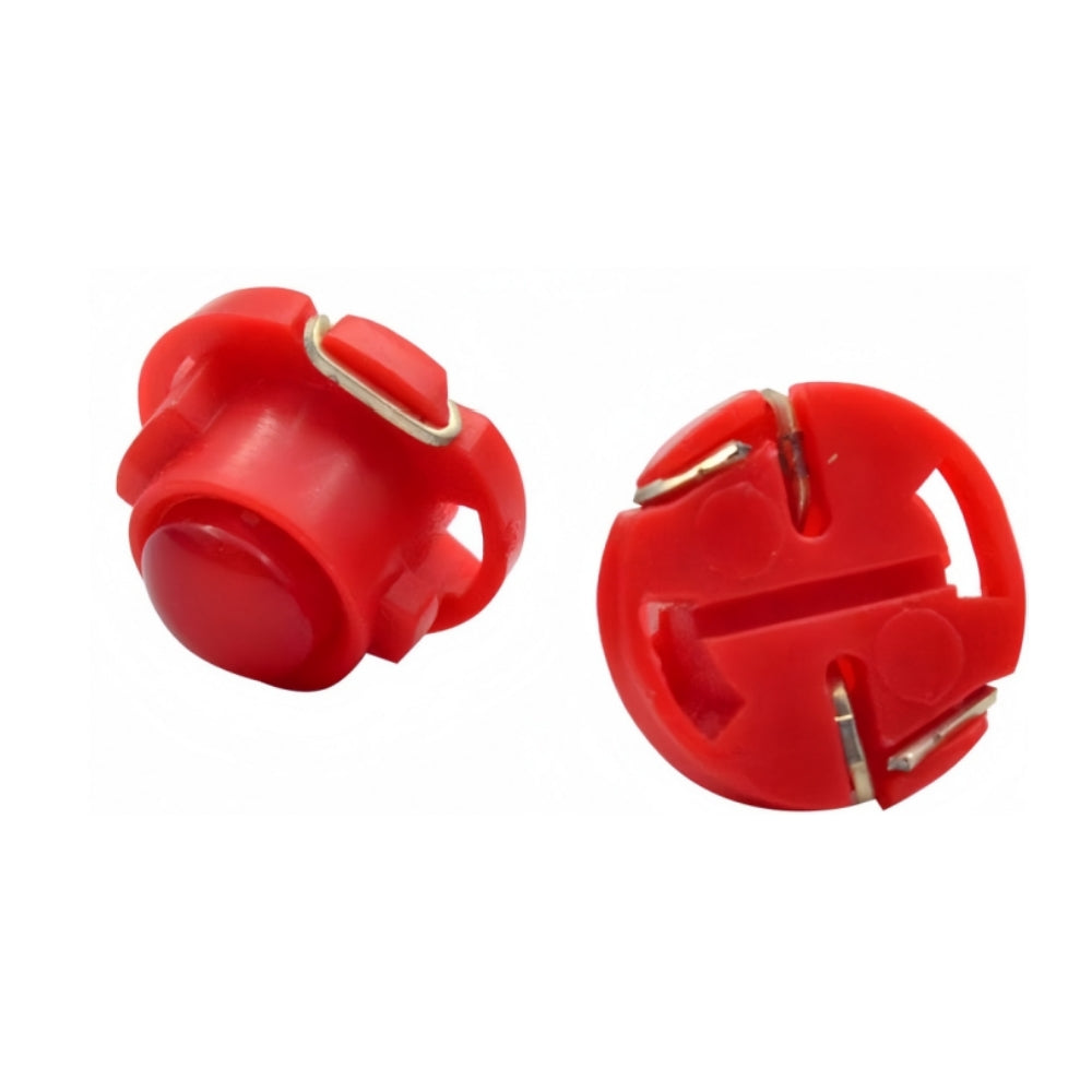 10 x 12v Red T4.7 Neo 12mm Base Gel COB offers even spread (10pcs)