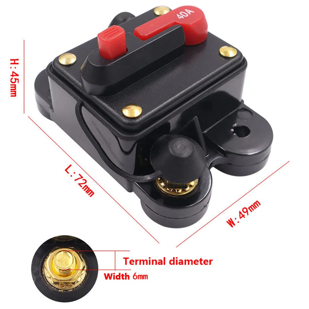 12V 24V 100A Circuit Breaker Manual Reset WaterProof Ideal for 4wd Caravan Boat