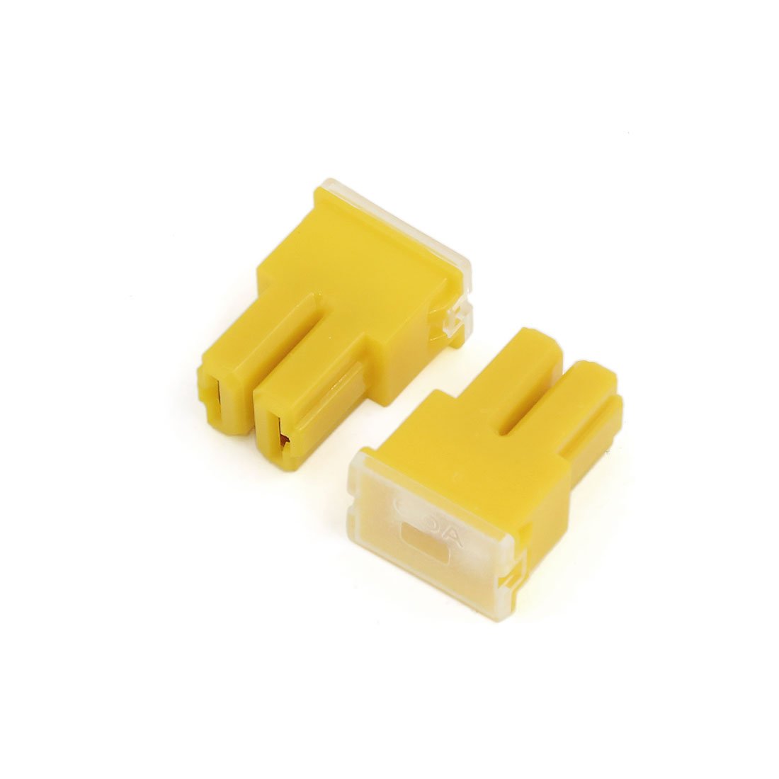 1 x 60Amp Yellow Medium Female Slow Blow Fuse Block 15mmx22mmx32mm High 60A Fuse