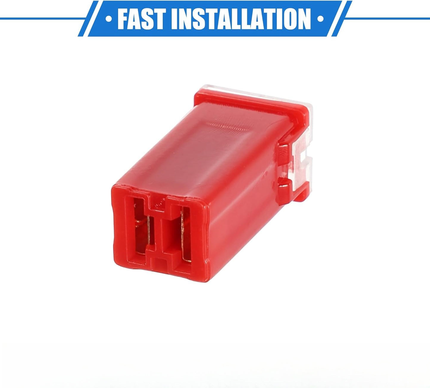 5 x 50Amp Red Small Slow Blow Fuse Block 10mmx12mm x 27mm High 50A Fuse (5pcs)