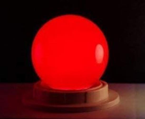50 x Red 12v E27 1W LED Bubble Globe Frosted Red Lens for sign party (50pcs)