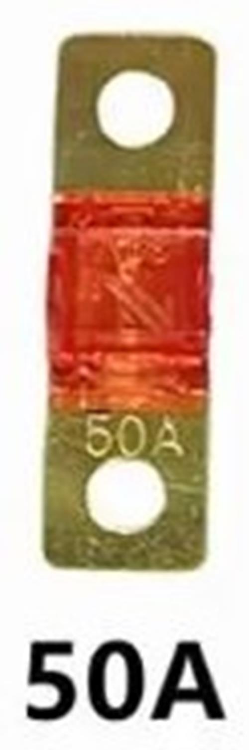 100 x 50A MIDI Fuses ANS 50Amp Fuses 41mm x 12mm 4wd Caravan Fuses 100pcs