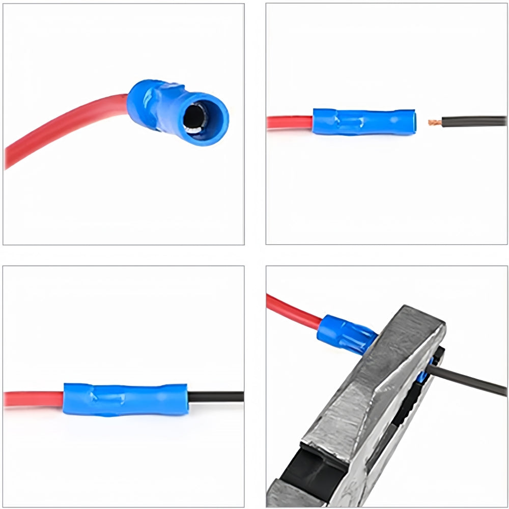 10 x Micro Blade Piggy Back fuse Connector with wire ideal for add on Accessorie