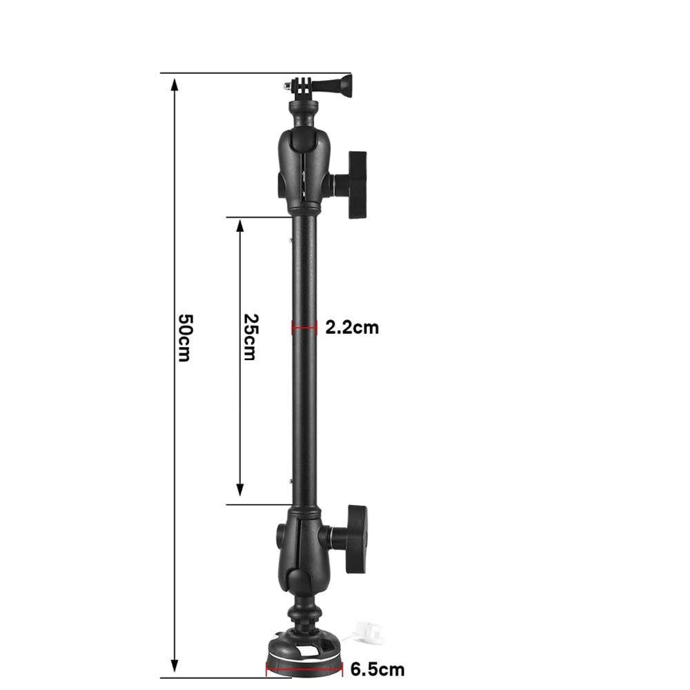 50CM Kayak Camera Mount Stand Stable Kayak Boat Sports Camera Mounting Support