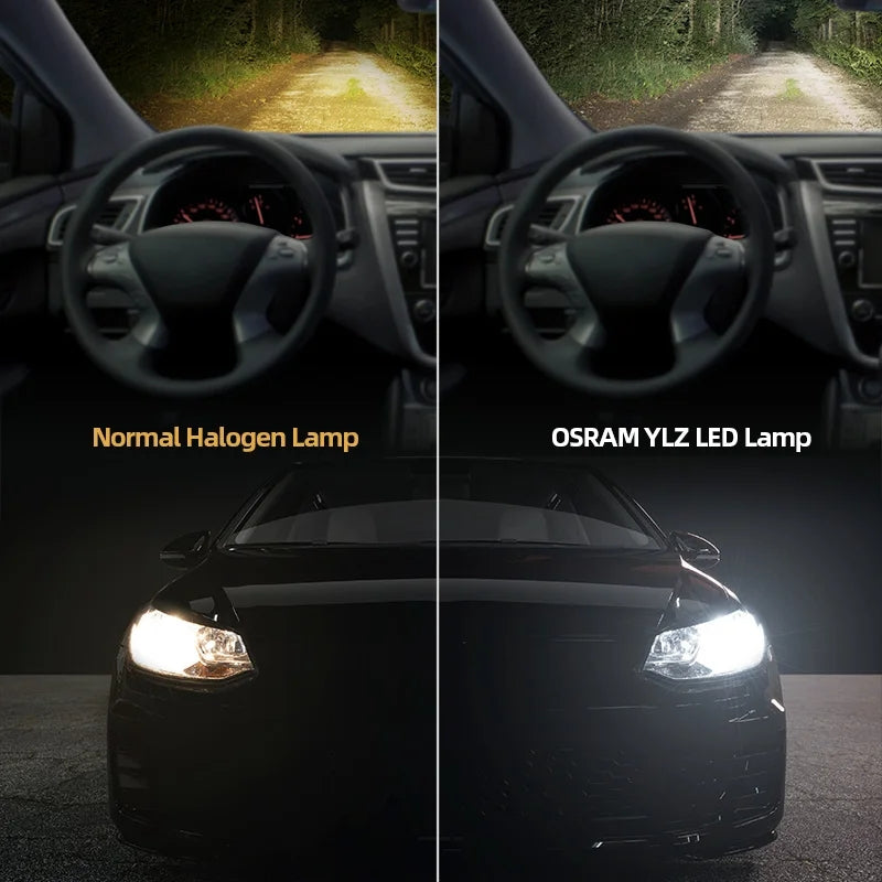 2 x Osram H7 LED Globes 6000K 12V PX26d Super Bright OSRAM LEDriving Headlight