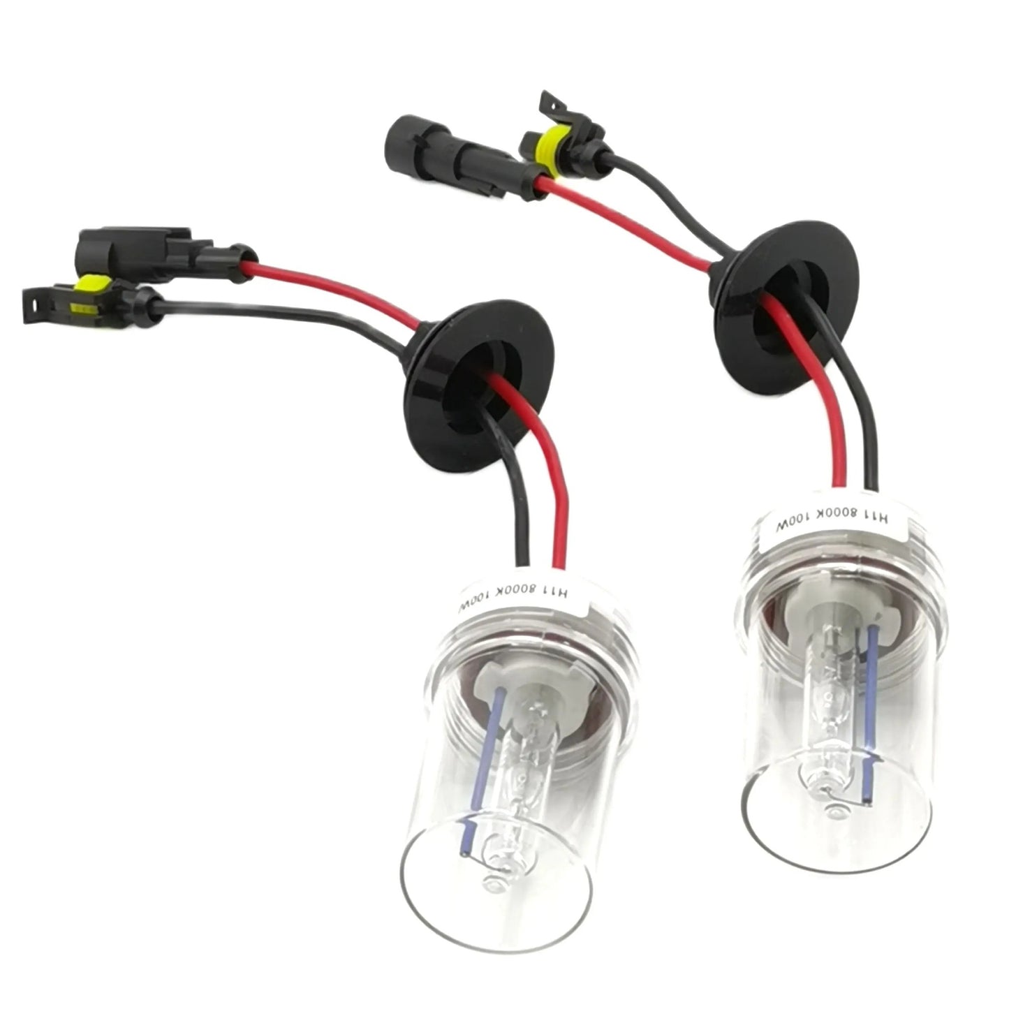 2 x H11 100W HID XENON Globes 6000K Super Bright Quality HID Bulbs 100W (2pcs)
