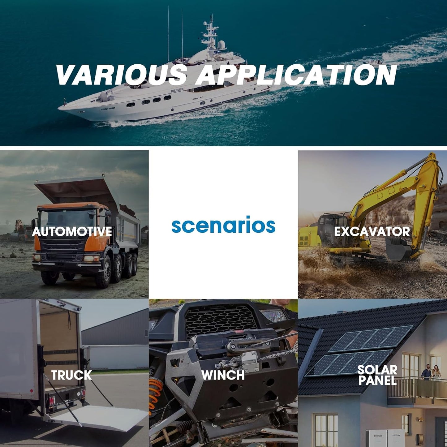 7.5Amp Standard Blade Fuse Circuit Breaker Manual Reset Circuit Breaker 7.5A 1pc