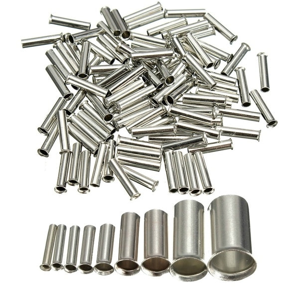 100 x 0.5mm² (22 AWG) Copper Tinned Bare wire end Crimp Cable end connection