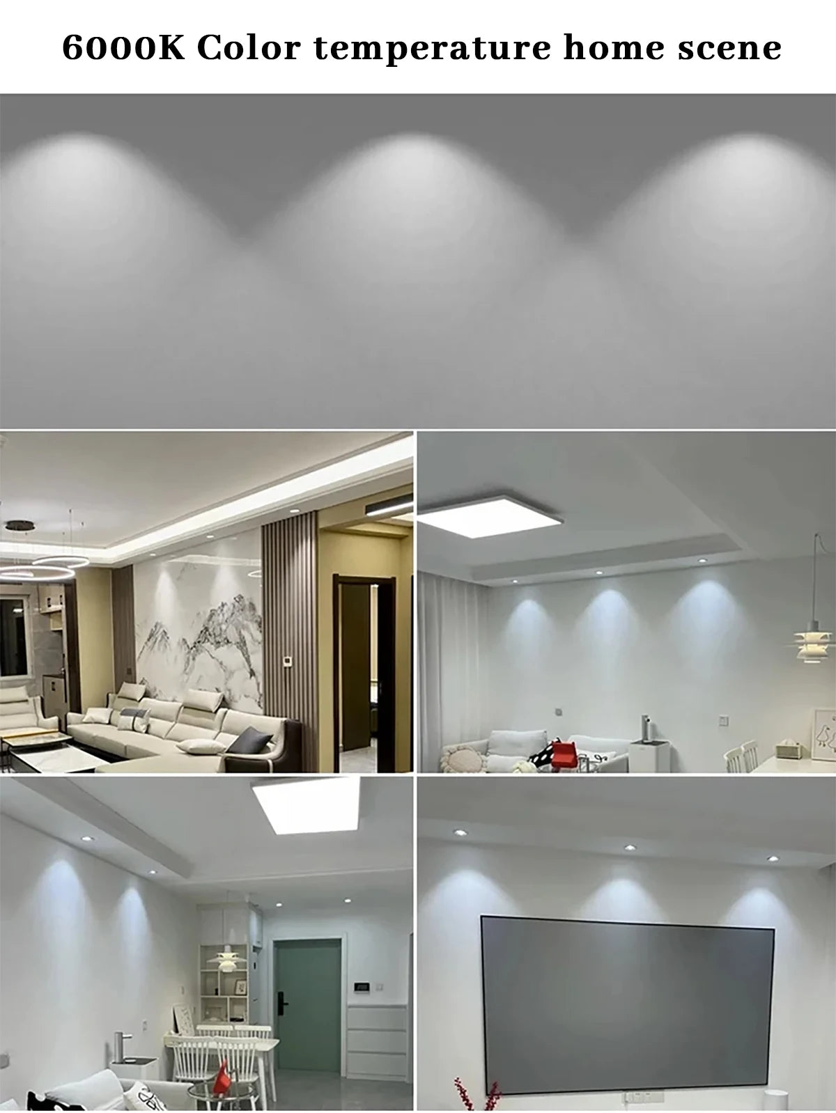 16 x MR16 5W LED Spotlight AC/DC 12-24V 120 Degree 6000K Cold White Downlight