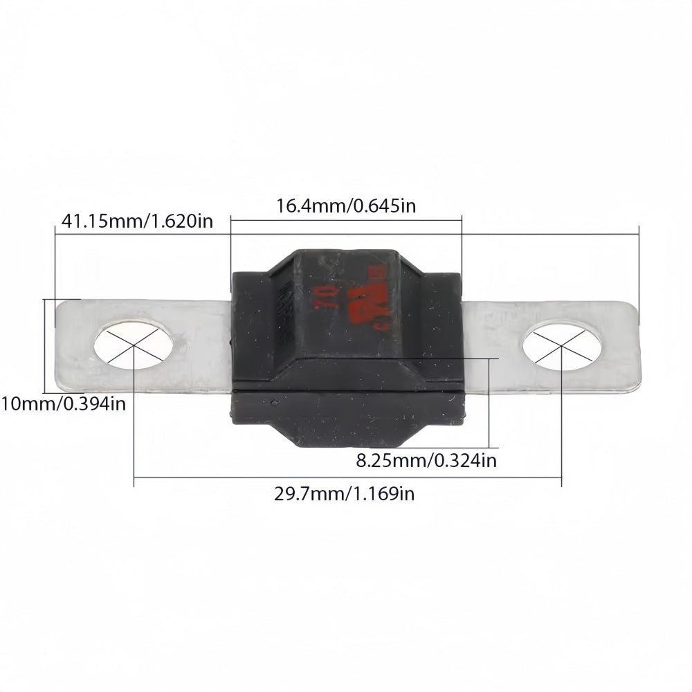 ANS Inline Fuse Holder with Bolt On 150 Amp Fuse Supplied (150A) ANS fuse holder