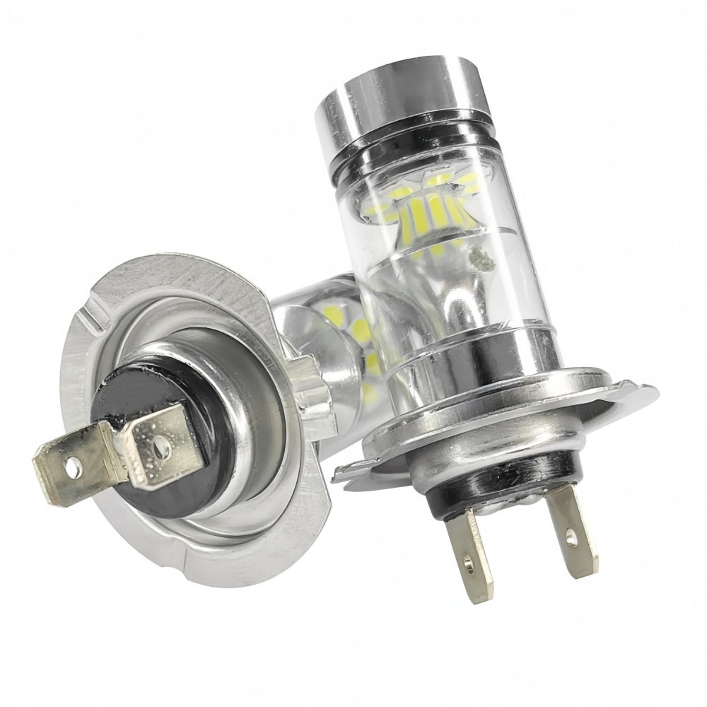 2 X H7 LED GLOBES COOL WHITE 6000k LED Headlight GLOBES 2PCS