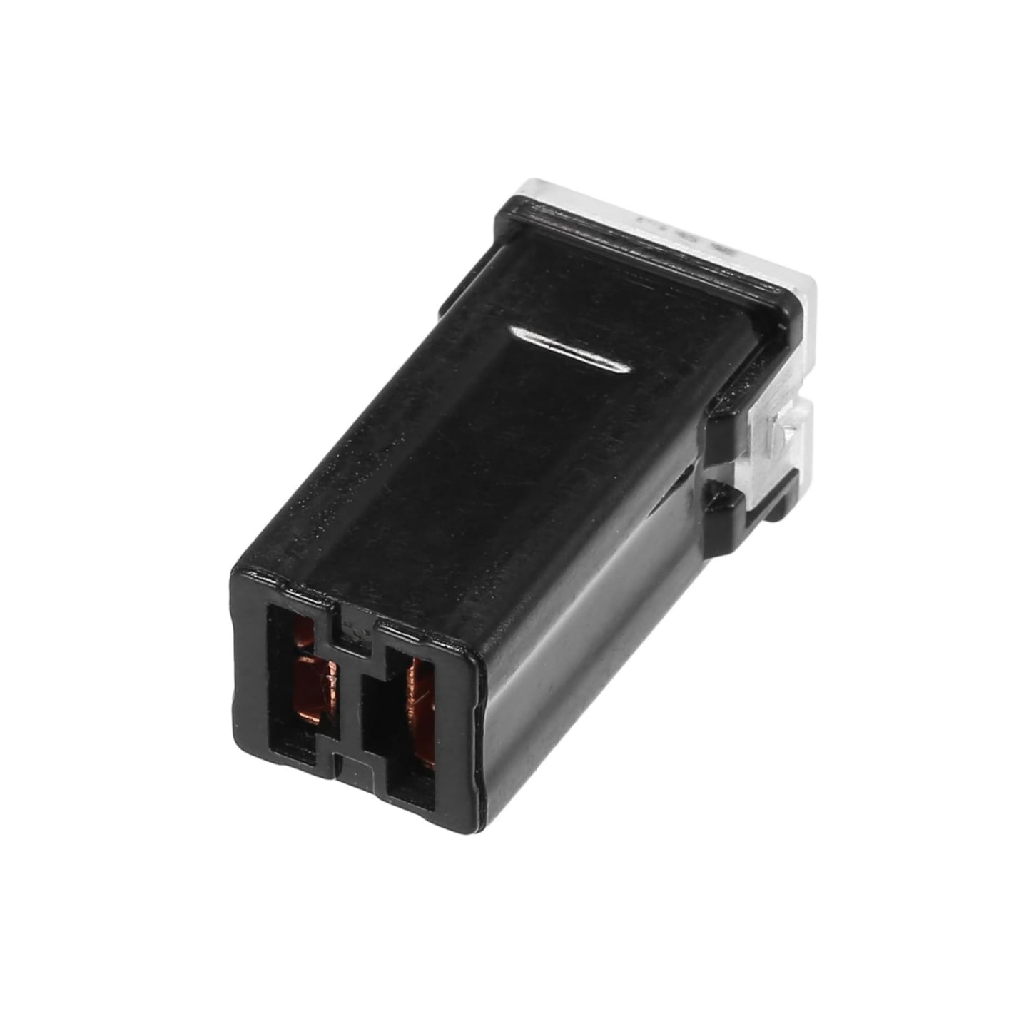 1 x 80Amp Black Small Slow Blow Fuse Block 10mmx12mm x 27mm High 80A Fuse (1pc)1