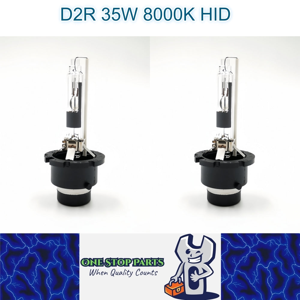 2 x D2R HID XENON globes 8000k Super Bright Quality D2R HID Bulbs (2pcs)