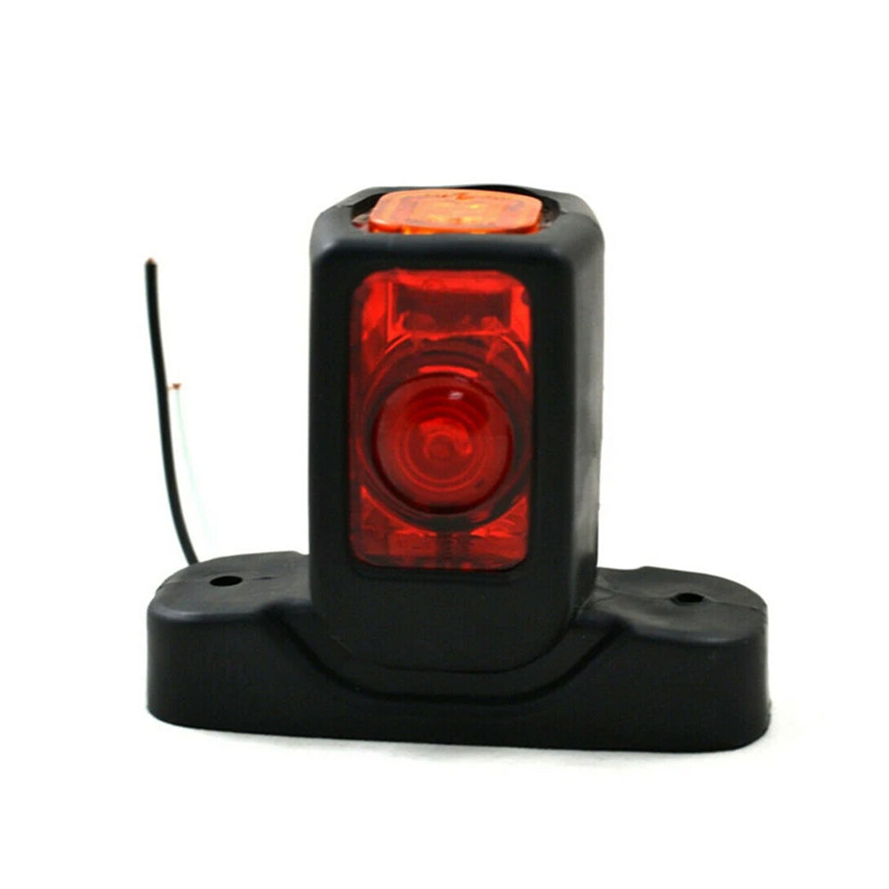 2 x LED Side Marker Light 85mm Red/Amber/White Trailer Truck Signal Marker Lamp
