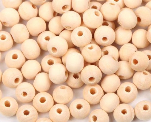 200 x 8mm Natural wood beads round DIY jewelry Handmade Accessories