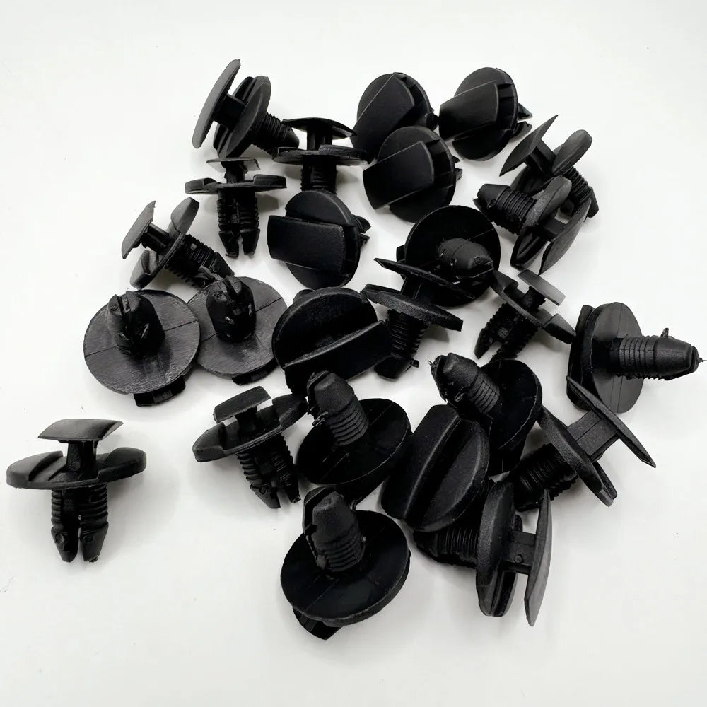 100pcs 8mm Push Retainers Clip Bumper Fender Fastener Rivet for Peugeot Citroen