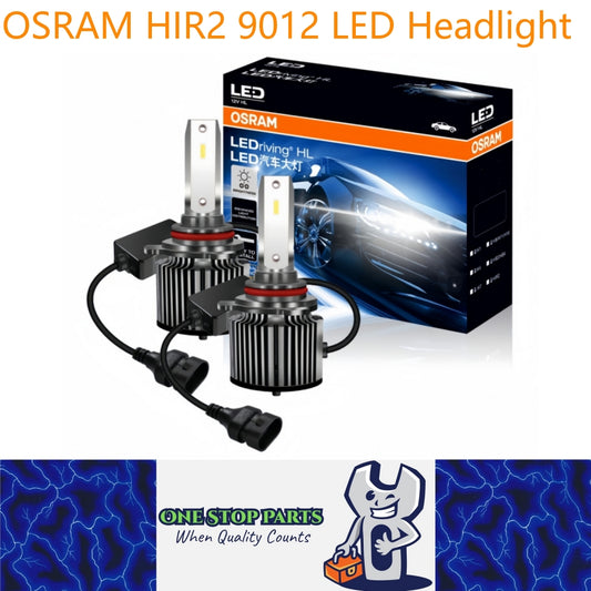 2 x Osram HIR2 9012 LED Globes 6000K 12V PX22d Super Bright OSRAM Headlight