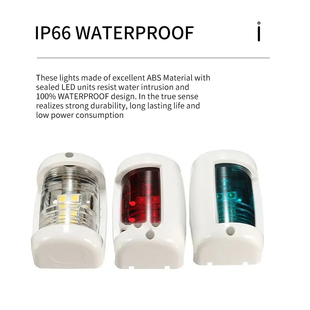 12v White Body White Bow Boat Light LED Marine Yacht Boat Vessel Navigation