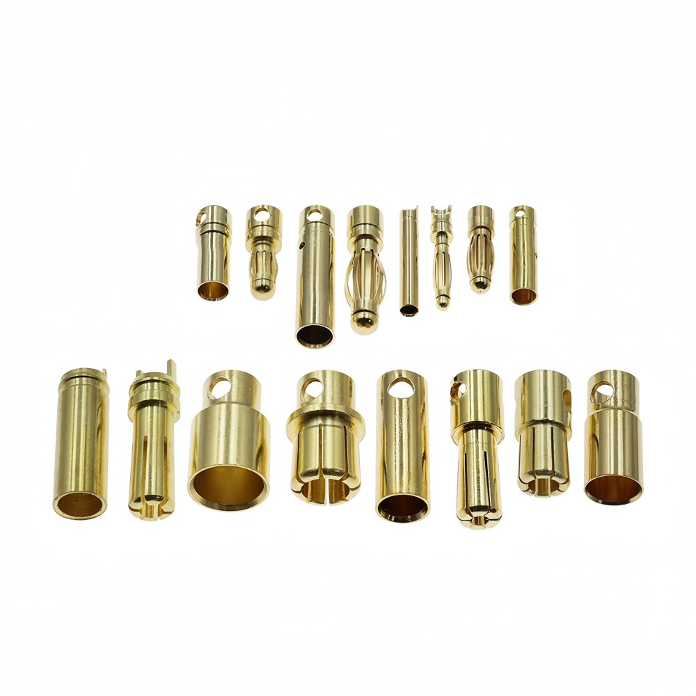 3 Pairs 6mm Bullet Connectors Banana Plugs Male Female for RC Battery ESC Motor