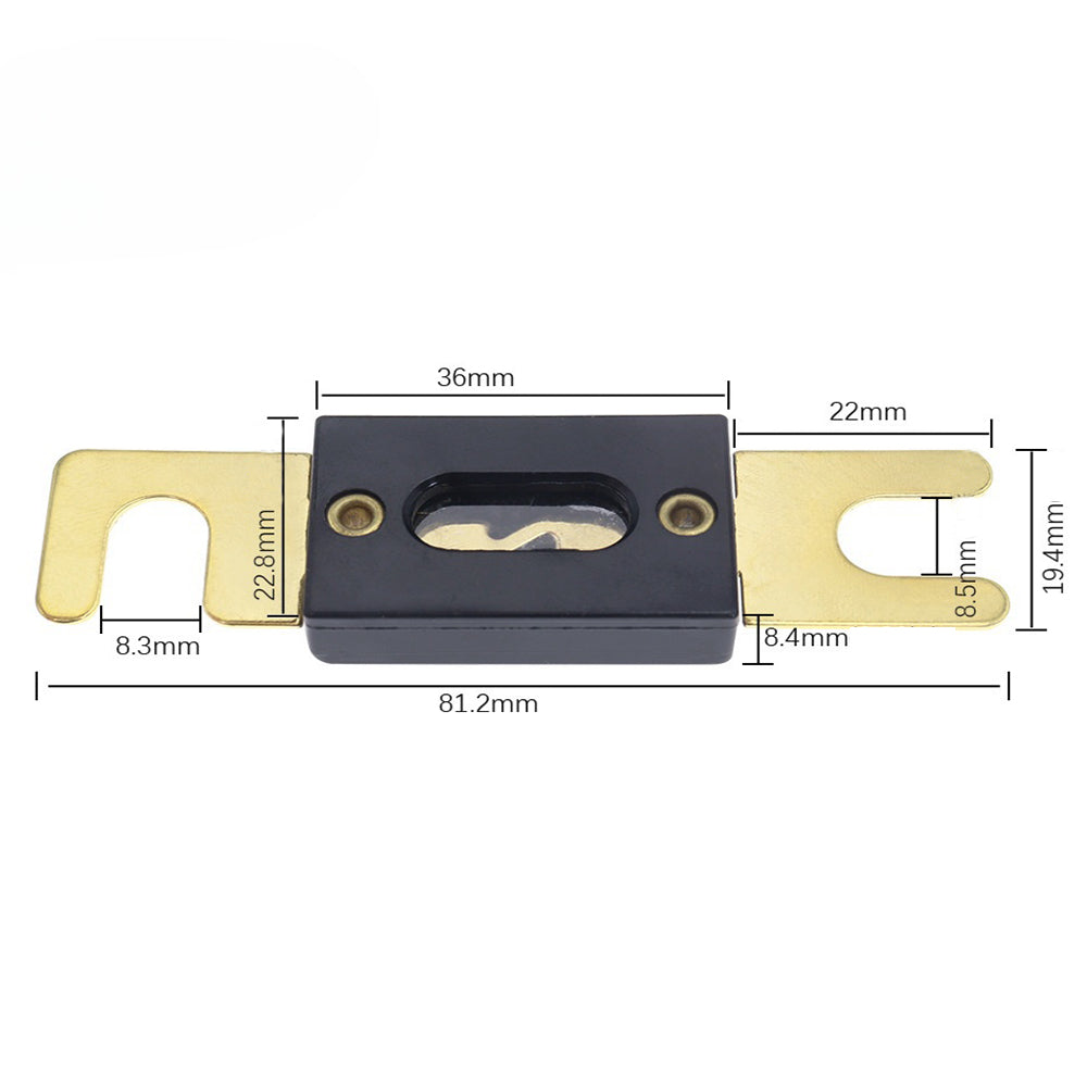 ANL Inline Fuse Holder with Bolt On 30-500 Amp Fuse Supplied
