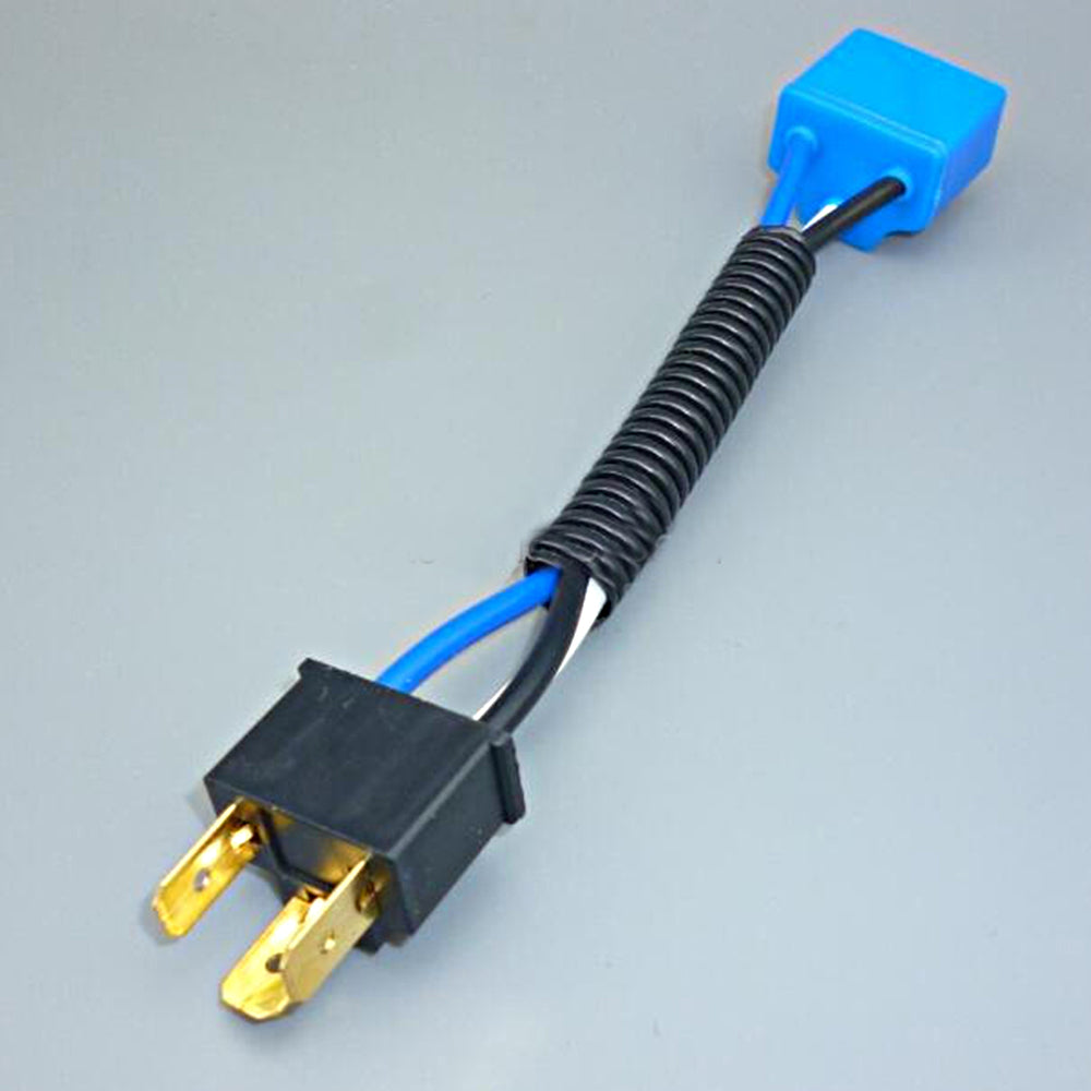 1 x Female-Male H4 Plug 3 Pin Suits H4 Globe Adaptor Adaptor Suit H4 Headlight