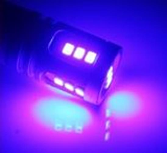10 x Blue BA9S 10-30v 15smd error free, Canbus non polarity Blue (10pcs)