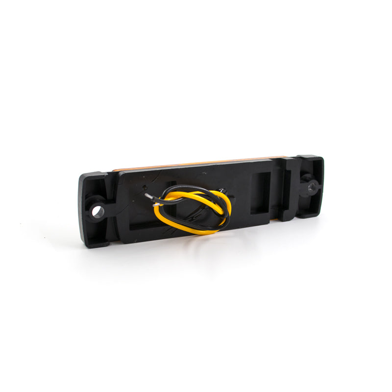 4 x Screw on Amber / Yellow Reflector with 12V/24V 4 LEDs Side Marker Lights