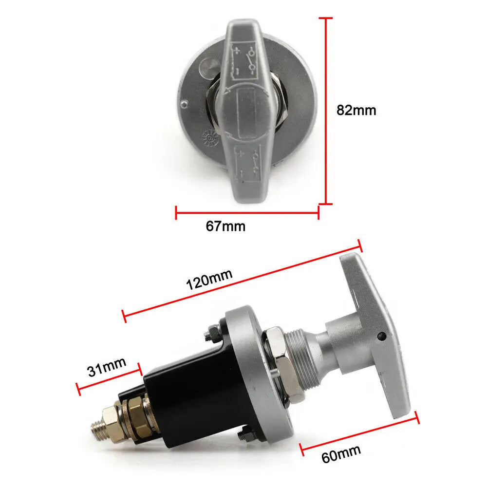 12V-24V 1500Amp Heavy Duty Battery Kill Switch Car Battery Isolator Disconnector