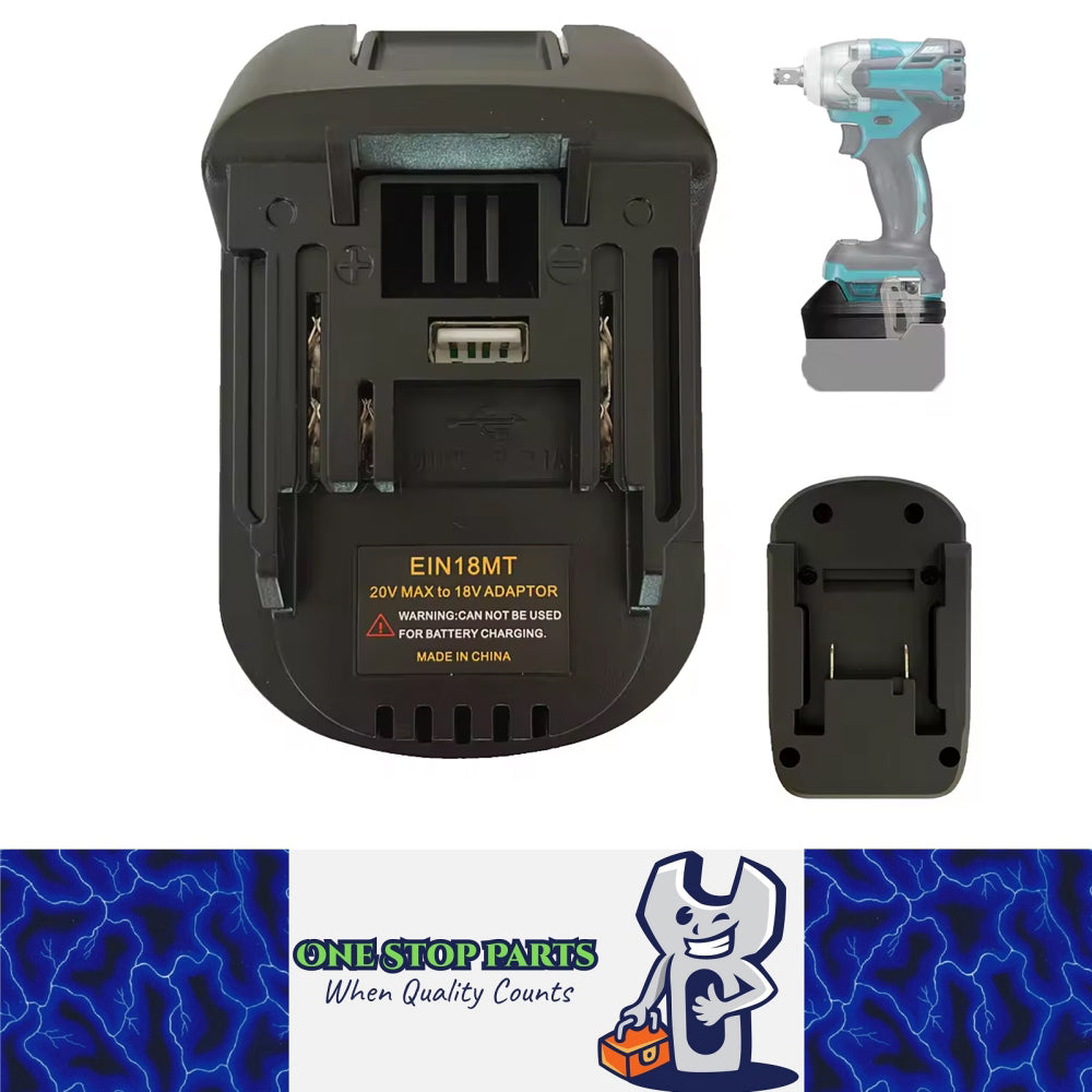 Battery Adapter Converts Einhell 18V Li-ion to Fit for Makita 18V Tools