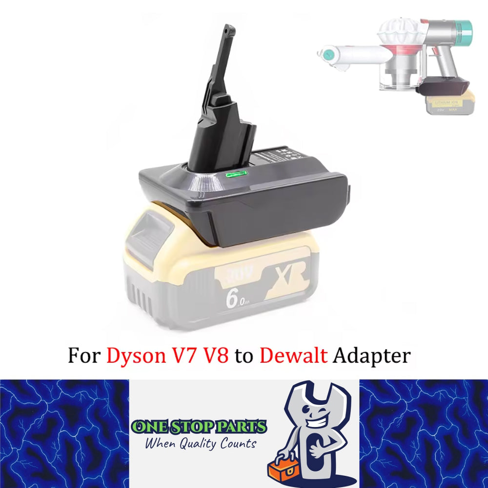 Battery Adapter for Dewalt 20V/18V Battery for Dyson V7/V8 Serie Vacuum Cleaner