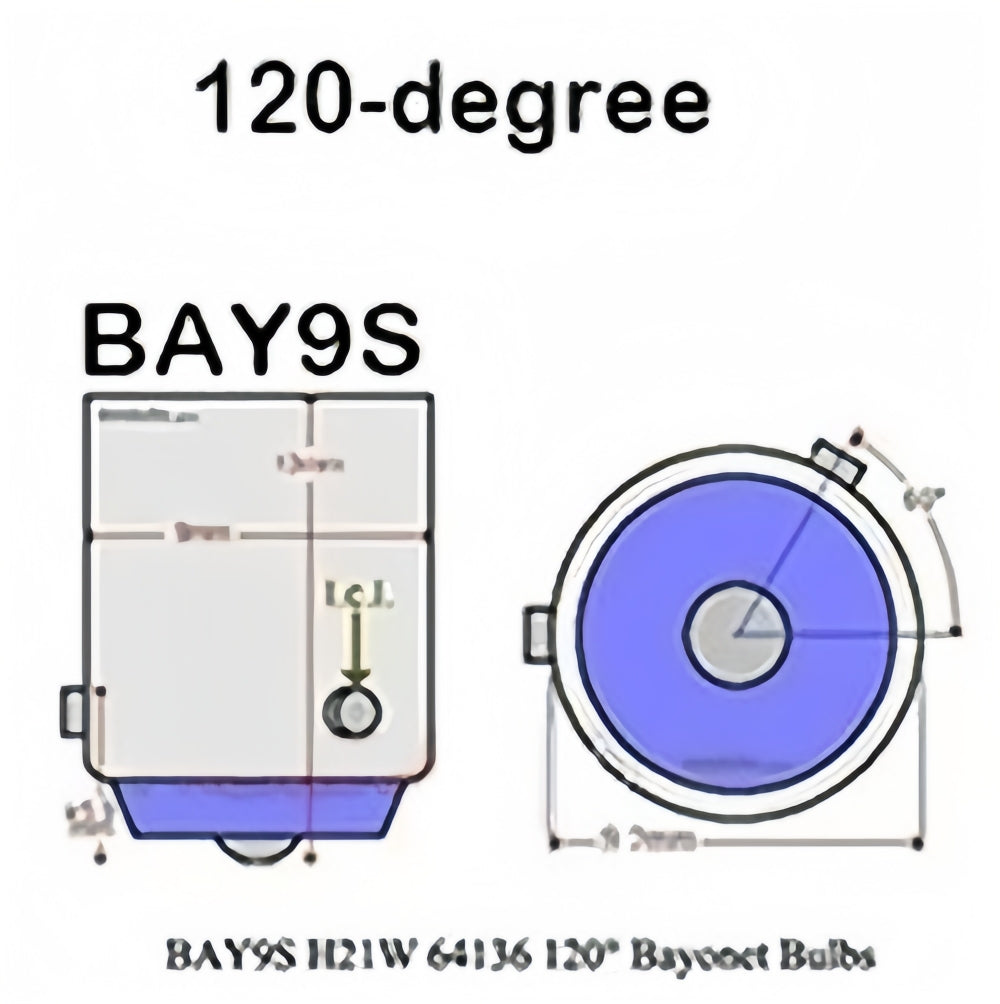 10 x Yellow BAY9S 10-30v 15smd error free, Canbus non polarity Yellow (10pcs)