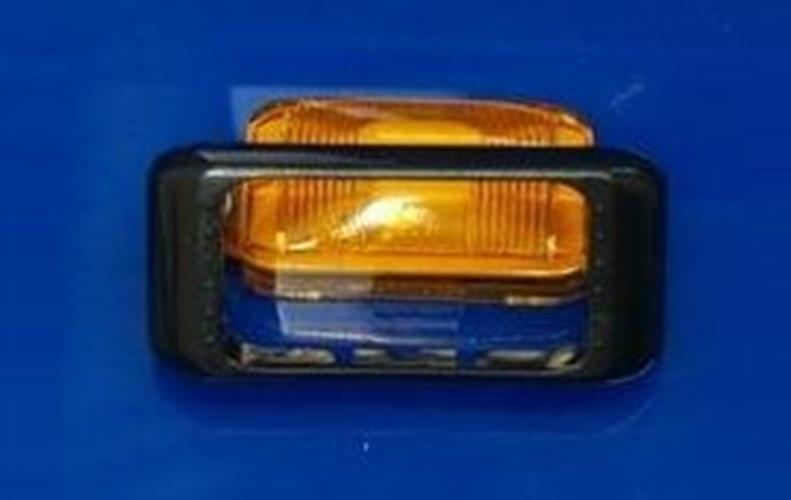 PAIR AMBER LED SIDE MARKER LIGHTS TRAILER TRUCK CARAVAN MULTI VOLT ADR (2)