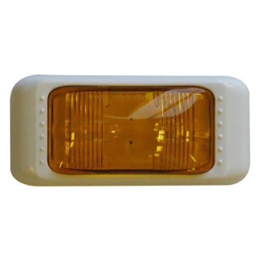 Mixed 10pc Pack White Body LED Marker Lamps Amber, Red, White Amber/Red 10 Pack