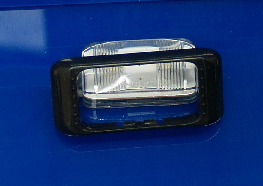 10 x WHITE LED FRONT MARKER LAMPS TRAILER TRUCK CARAVAN MULTI VOLT ADR (10)