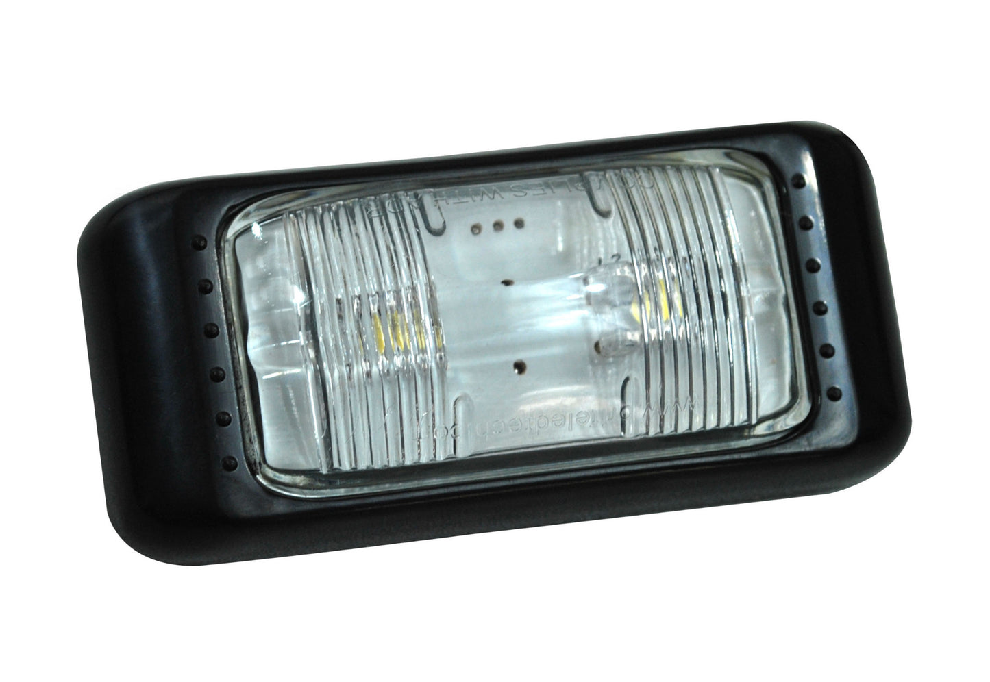 10 x WHITE LED FRONT MARKER LAMPS TRAILER TRUCK CARAVAN MULTI VOLT ADR (10)