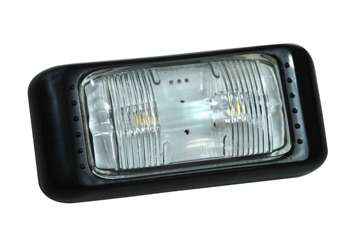 10 LARGE SERIES WHITE LED MARKER LIGHTS LAMPS M/Volt 10-30v ADR 5yr Warranty
