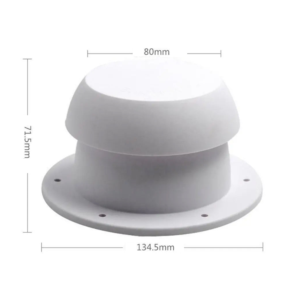 White RV Roof Vent Cap Air Exhaust Outlet Motorhome Exhaust Vent Ventilation Cap