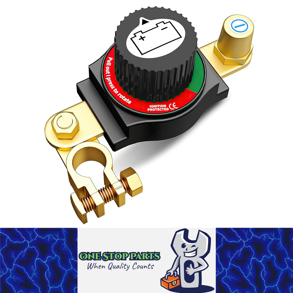 300A Car Battery Disconnect Switch 12V-48V Top Post Isolator for RV Truck Boat