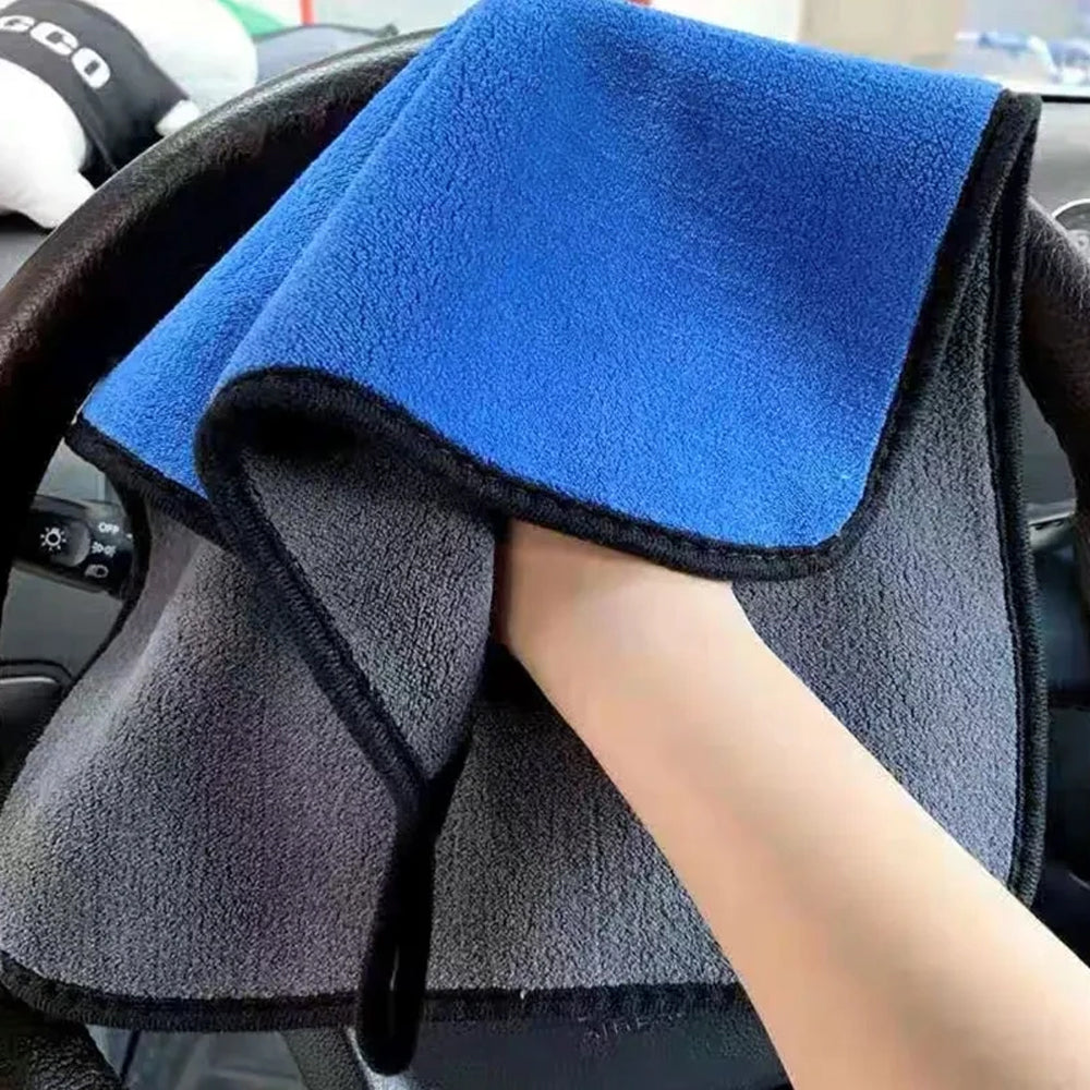 10pcs 30x40cm Microfiber Towel Car Wash Drying Cloth Auto Detailing Cleaning Kit