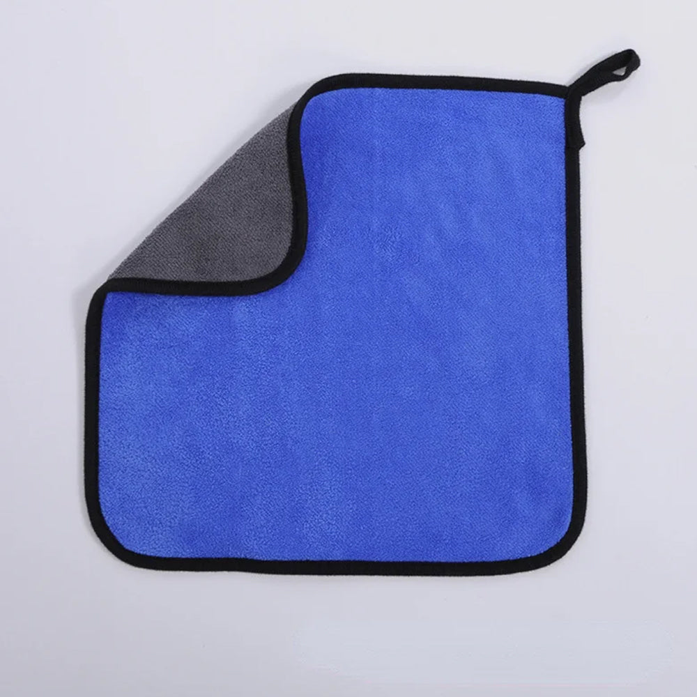 10pcs 30x40cm Microfiber Towel Car Wash Drying Cloth Auto Detailing Cleaning Kit