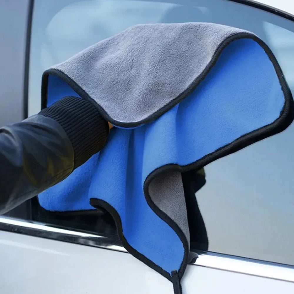 10pcs 30x60cm Microfiber Towel Car Wash Drying Cloth Auto Detailing Cleaning Kit